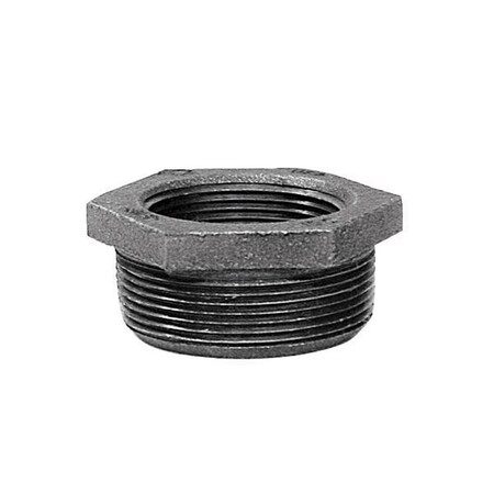 Anvil Anvil 1-1/2 in. MPT X 3/4 in. D FPT Black Malleable Iron Hex Bushing 8700129607